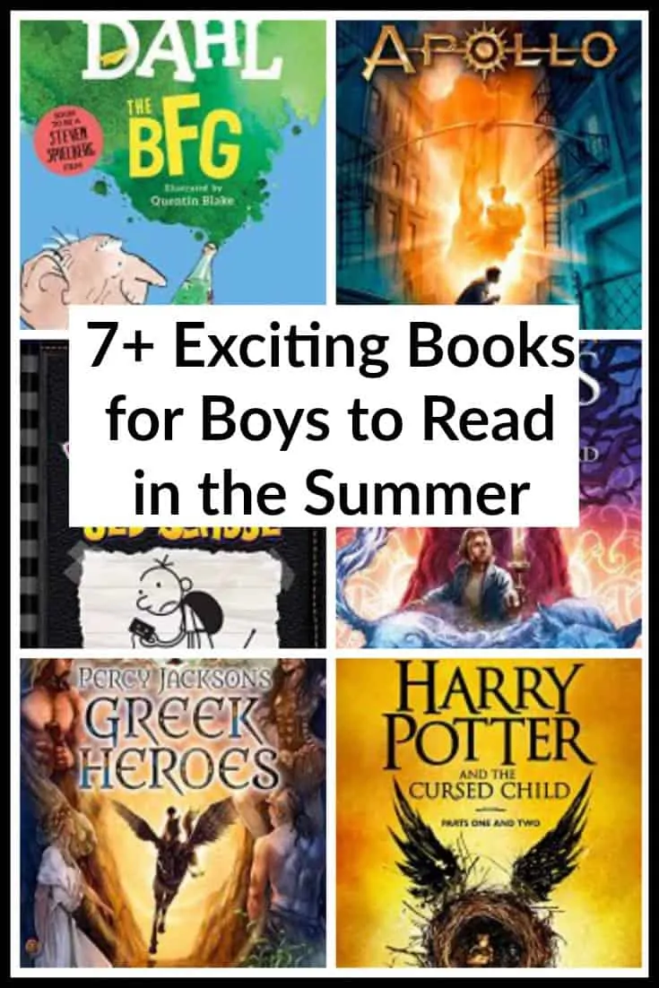 7+ Exciting Books for Boys to Read in the Summer: If you have boys ages 9 to 12, then you will appreciate these picks from boys to boys!