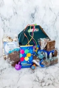  8 Days of Hanukkah chocolate gift box with an assortment of Kosher chocolates