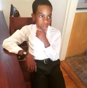 pensive child