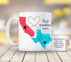 custom mother's day mug for grandma