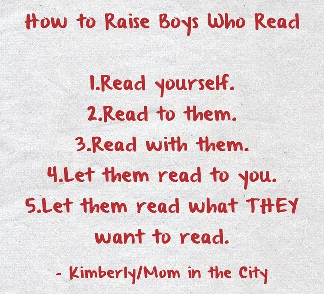 How to Raise Boys Who Love Reading