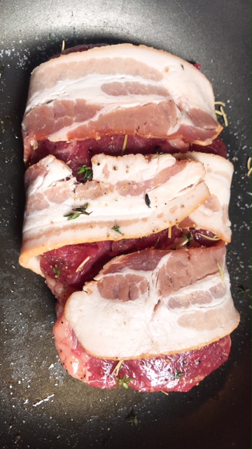 bacon wrapped ribeye