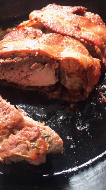 bacon wrapped steak