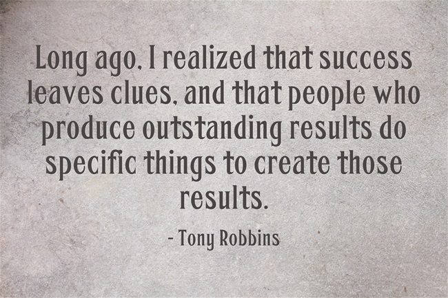 success leaves clues
