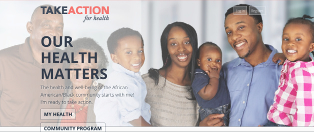 Take Action for Health website 