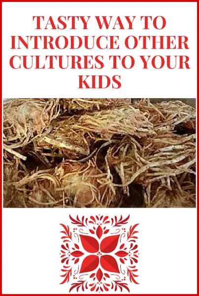 tasty way to introduce other cultures to your kids - Shrimp and Taro Fritters made by Phuong Ong for a Chinese New Year party