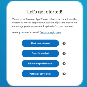 Common Application 2021-22