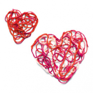 5 Cute Valentine's Day Crafts To Make at Home - valentine's day crafts with yarn